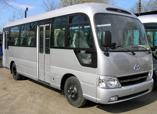 Hyundai County Suburban Bus: конструкция, подробное описание, основная информация, основные и технические характеристики, комплектация, параметры двигателя